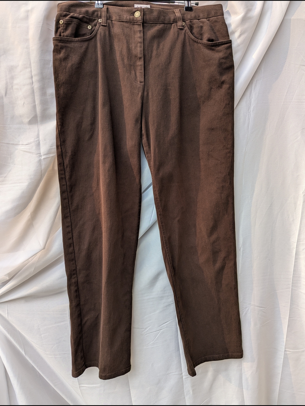 Jones New York Sport Straight Leg Jeans Dark Academia Office Siren - Picture 5 of 14